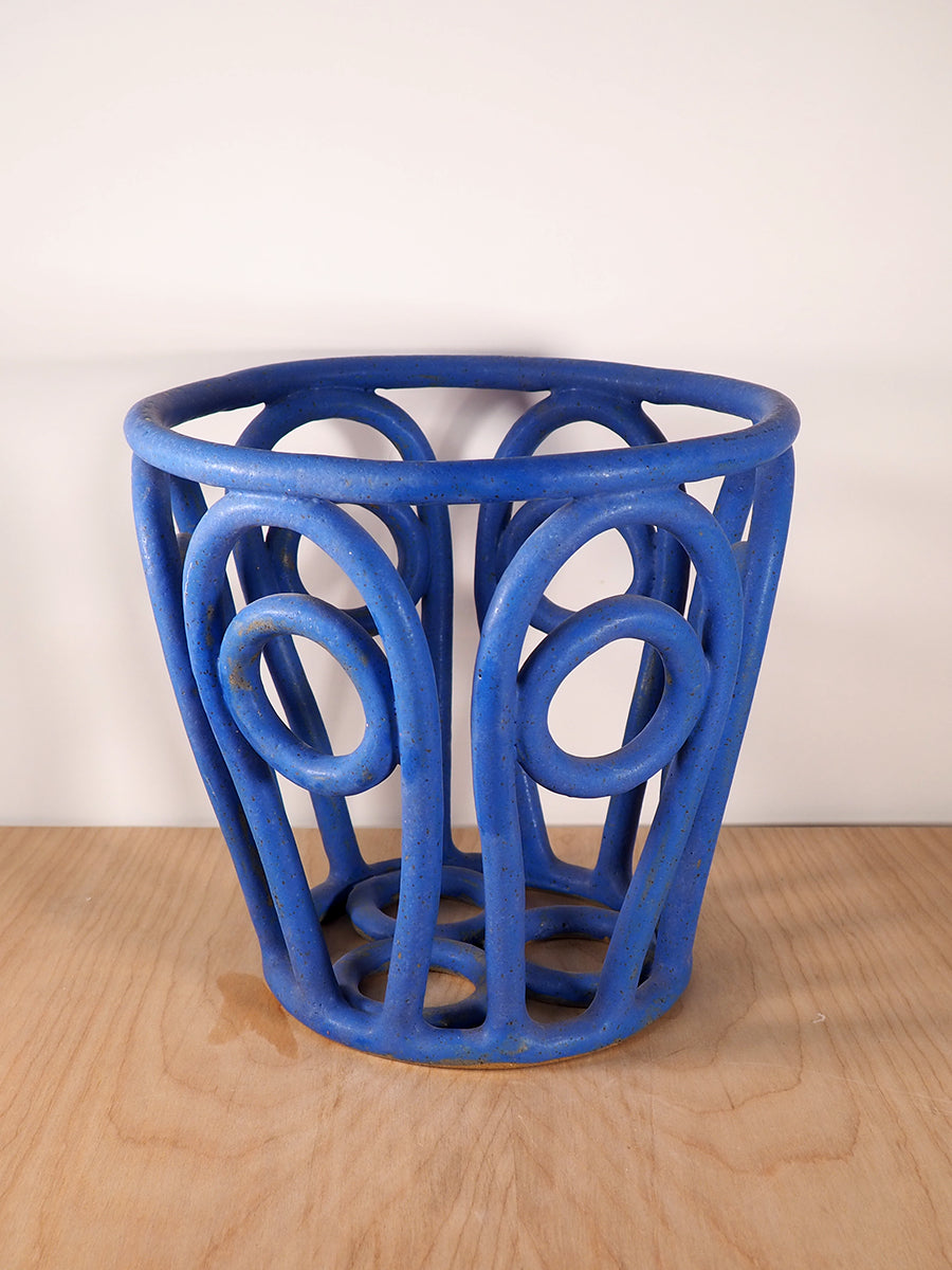 Large Basket Bin (Blue)