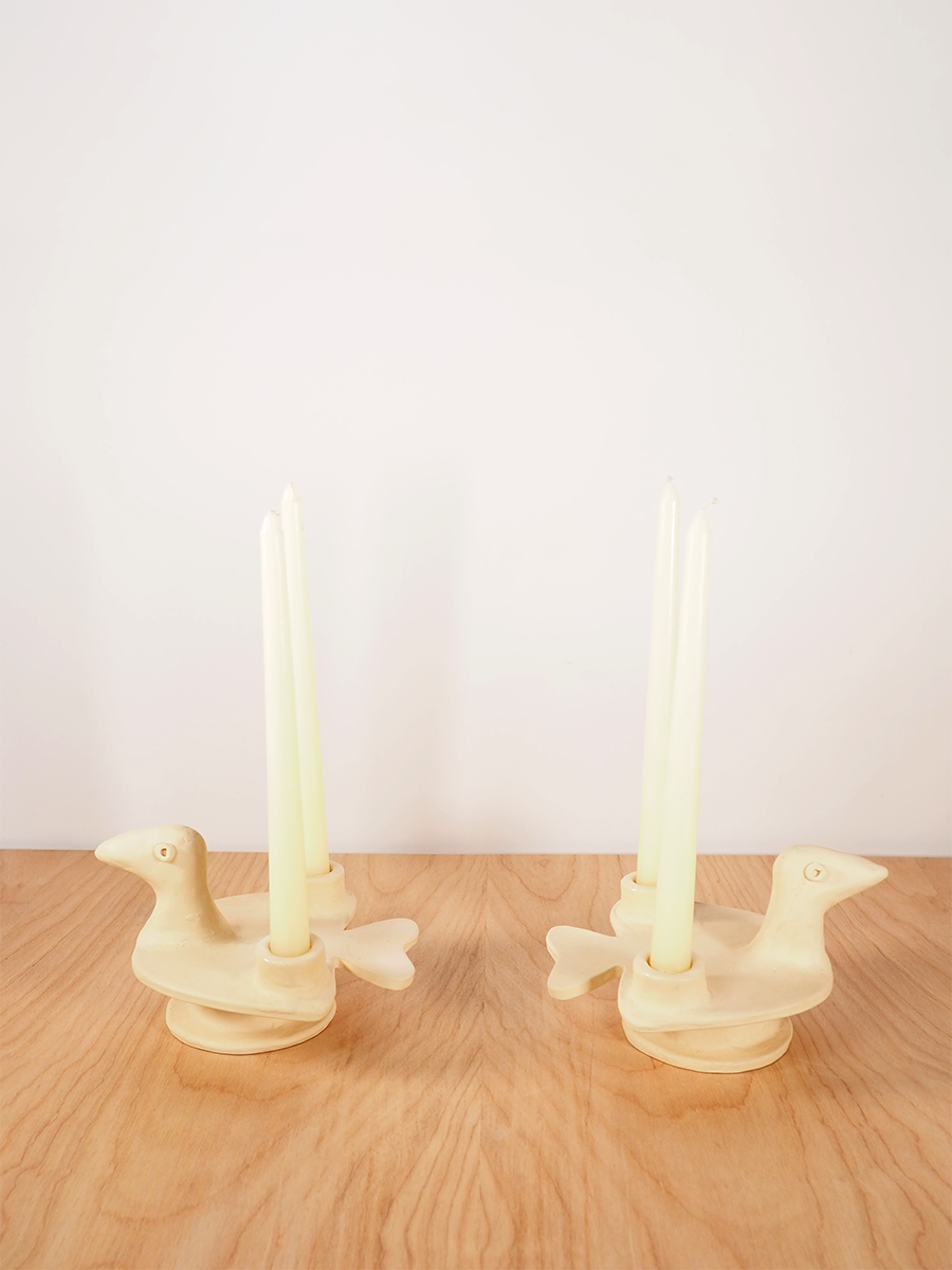 Paloma Candlestick Holder (Ivory)