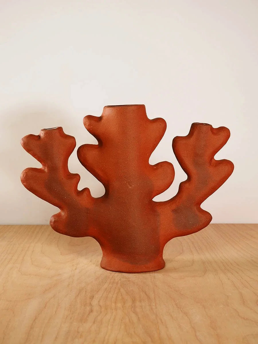 Ric Rac Multi Vase, medium (Red)