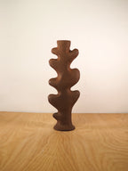 Ric Rac Vase, Large (dark brown)