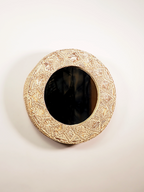 Carved Mirror Frame, Geometric