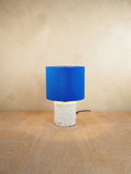 Petite Blue Crackle Lamp