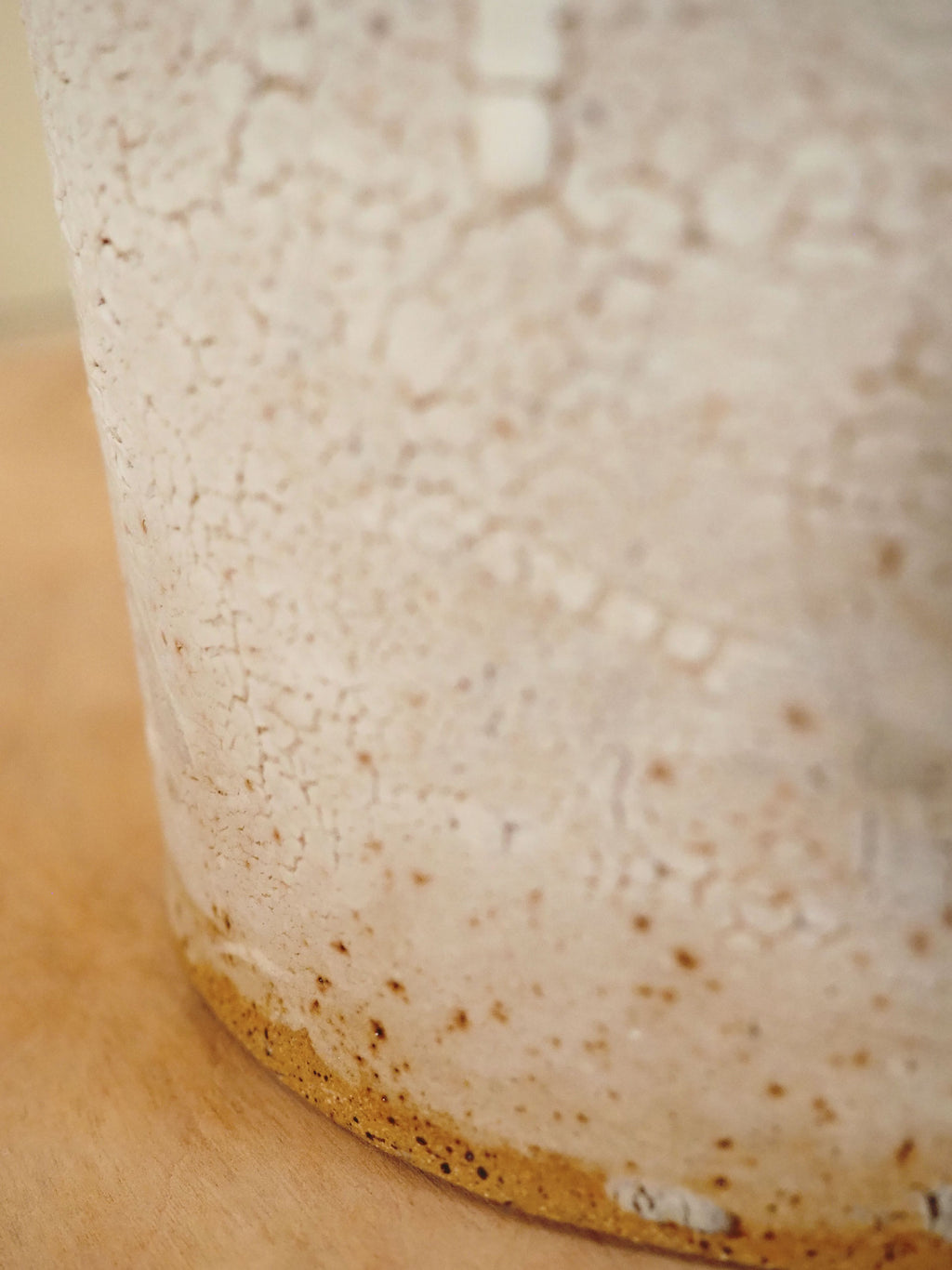 Petite Sepia Crackle Lamp