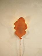 Oak Leaf Wall Sconce – Red Clay