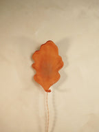 Oak Leaf Wall Sconce – Red Clay