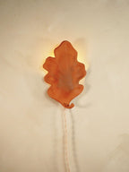 Oak Leaf Wall Sconce – Red Clay