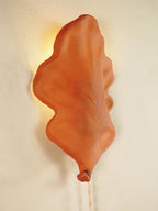 Oak Leaf Wall Sconce – Red Clay