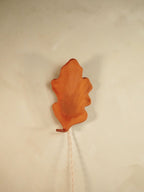 Oak Leaf Wall Sconce – Red Clay
