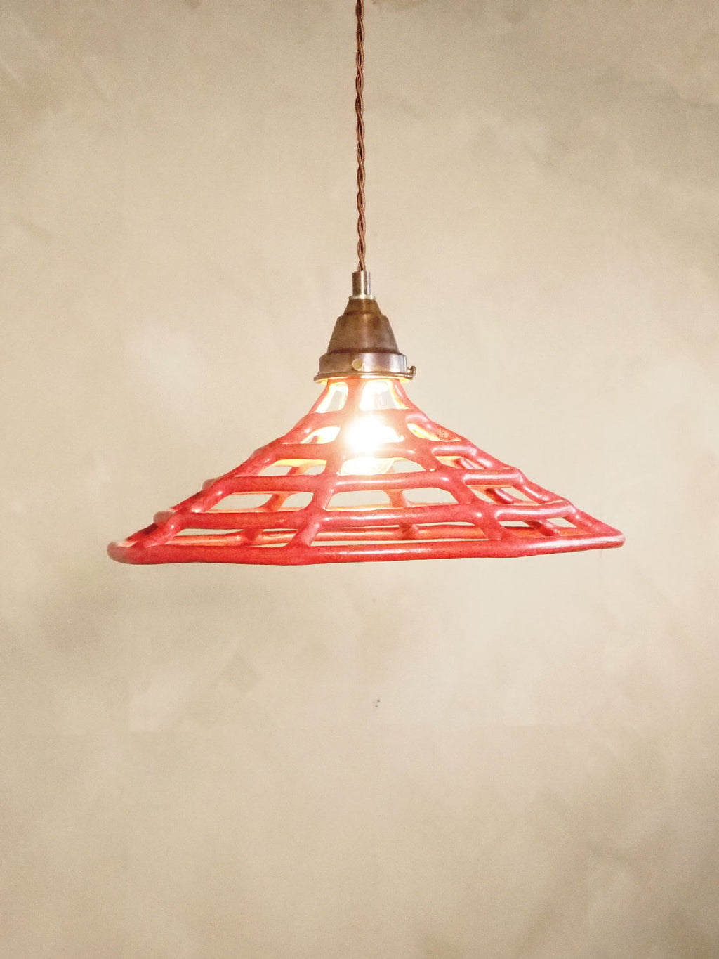 Palapa Cage Pendant, Medium