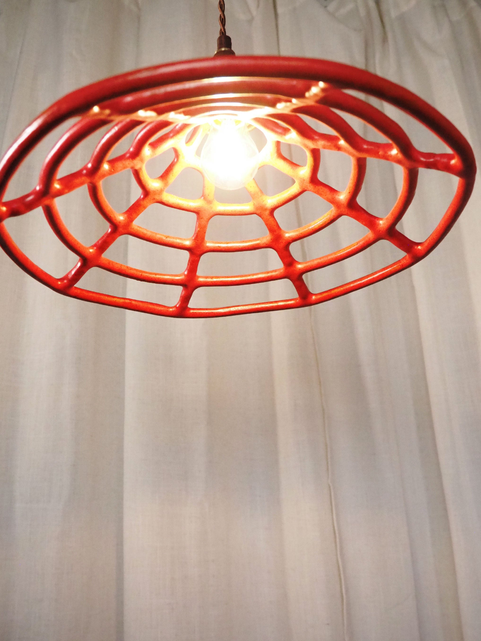 Palapa Cage Pendant, Medium